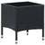 Garden Table Black 40x40x45 cm Poly Rattan