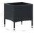 Garden Table Black 40x40x45 cm Poly Rattan