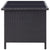 6 Piece Garden Lounge Set with Cushions Poly Rattan Black