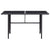 6 Piece Garden Lounge Set with Cushions Poly Rattan Black