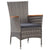 9 Piece Garden Dining Set with Cushions Poly Rattan Grey