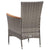 9 Piece Garden Dining Set with Cushions Poly Rattan Grey