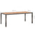 9 Piece Garden Dining Set with Cushions Poly Rattan Grey