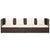 Garden Bed with Cushion & Pillows Poly Rattan Brown