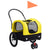 2-in-1 Pet Bike Trailer and Jogging Stroller Yellow and Black