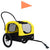 2-in-1 Pet Bike Trailer and Jogging Stroller Yellow and Black