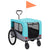2-in-1 Pet Bike Trailer and Jogging Stroller Blue and Grey