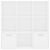 Book Cabinet White 98x30x98 cm Engineered Wood