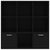 Book Cabinet Black 98x30x98 cm Engineered Wood