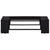 3 Piece Garden Lounge Set Poly Rattan Black
