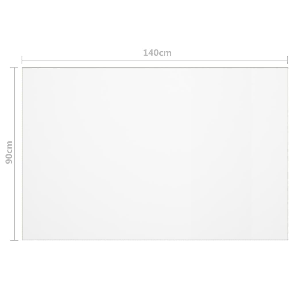 Table Protector Transparent 140x90 cm 1.6 mm PVC