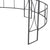 Gazebo 300x290 cm Anthracite Round