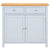 Sideboard 90x33.5x83 cm Solid Oak Wood