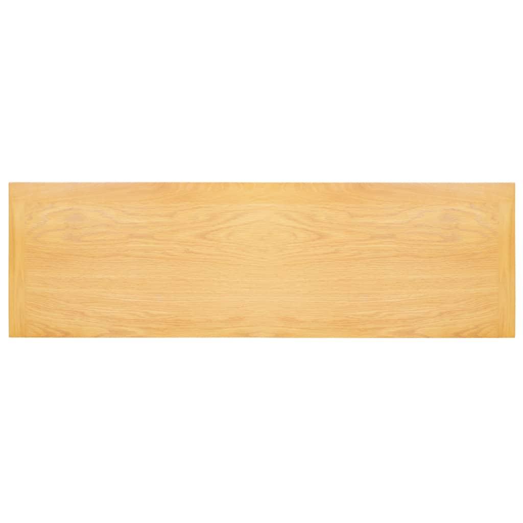 Sideboard 110x33.5x70 cm Solid Oak Wood