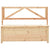 Storage Bench 120 cm Solid Pine Wood