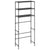 3-Tier Storage Rack over Laundry Machine Black 69x28x169 cm