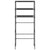 3-Tier Storage Rack over Laundry Machine Black 69x28x169 cm