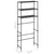 3-Tier Storage Rack over Laundry Machine Black 69x28x169 cm