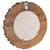 Wall Mirror 40 cm Teak Round