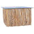 Coffee Table with Glass Top 66x66x40 cm Solid Teak Wood