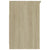 Drawer Cabinet Sonoma Oak 40x50x76 cm Engineered Wood