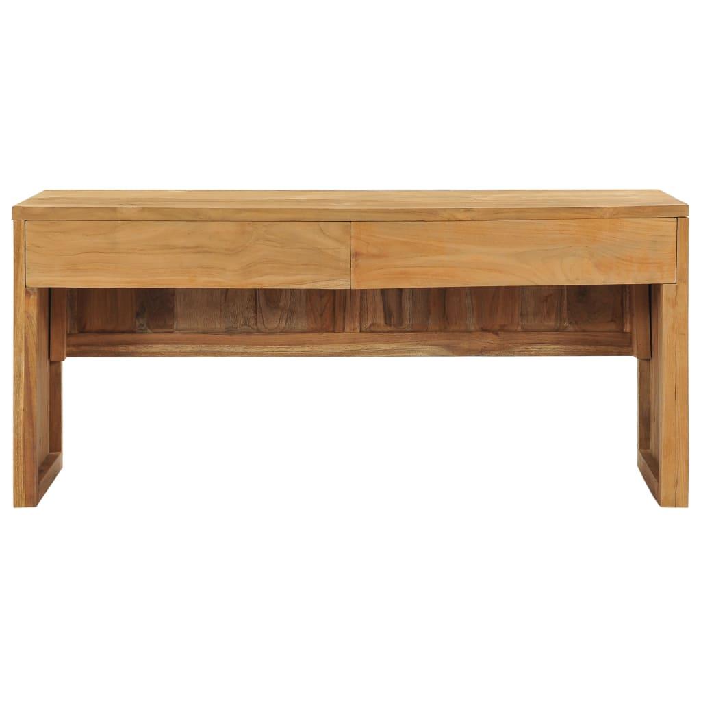TV Cabinet 100x35x45 cm Solid Teak Wood