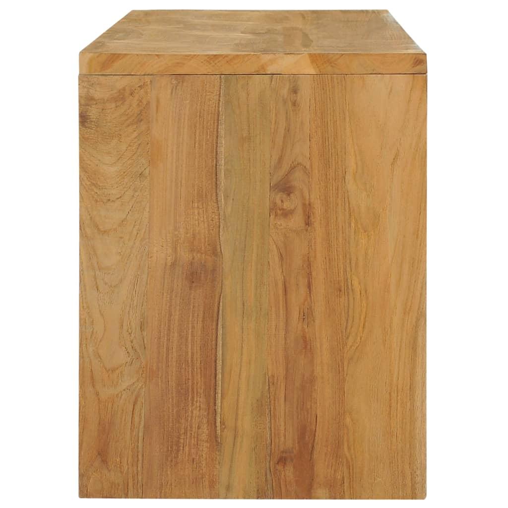 TV Cabinet 100x35x45 cm Solid Teak Wood