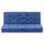 Pallet Floor Cushions 2 pcs Cotton Light Blue