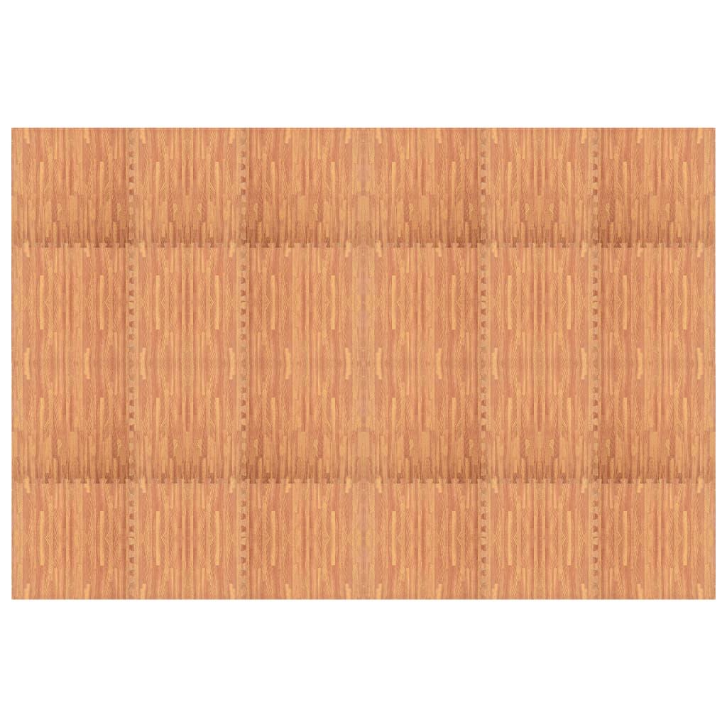 Floor Mats 24 pcs Wood Grain 8.64 m² EVA Foam