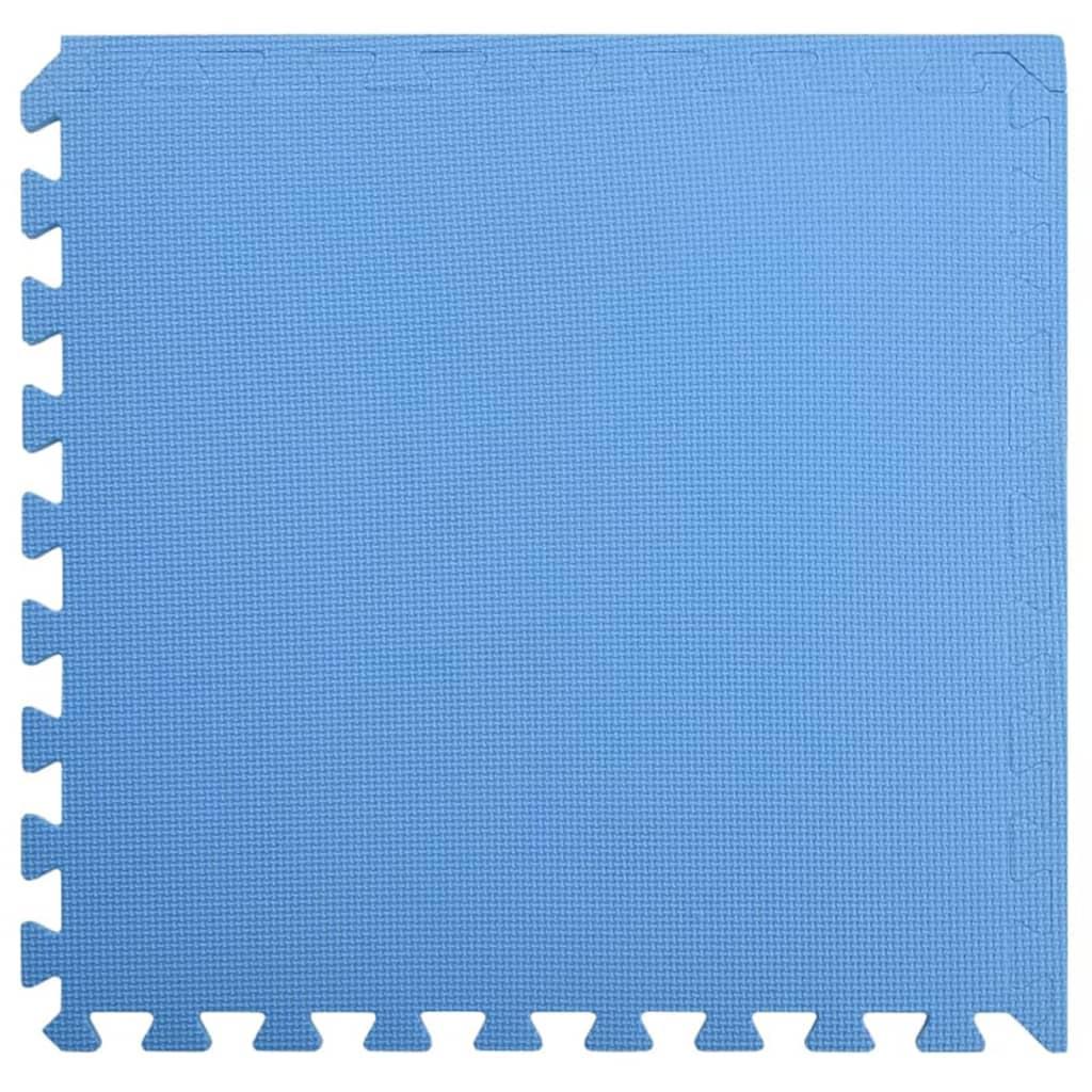 Floor Mats 12 pcs 4.32 m² EVA Foam Blue