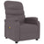 Massage Chair Grey Faux Leather