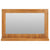 Wall Mirror with Shelf 60x12x40 cm Solid Teak Wood