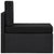 10 Piece Garden Lounge Set Poly Rattan Black