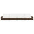 4 Piece Garden Lounge Set Poly Rattan Brown