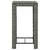 Garden Bar Table Grey 60.5x60.5x110.5 cm Poly Rattan