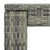 Garden Bar Table Grey 60.5x60.5x110.5 cm Poly Rattan