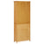 Bookcase with 2 Doors 70x30x180 cm Solid Oak Wood