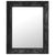 Wall Mirror Baroque Style 50x60 cm Black