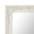 Wall Mirror Baroque Style 60x60 cm White