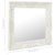 Wall Mirror Baroque Style 60x60 cm White