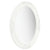 Wall Mirror Baroque Style 50x70 cm White