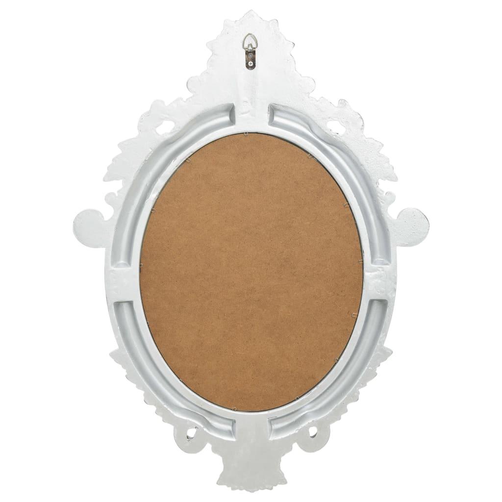 Wall Mirror Castle Style 56x76 cm Silver