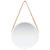 Wall Mirror with Strap 40 cm White