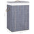 Bamboo Laundry Basket Grey 72 L