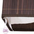 Bamboo Laundry Basket with 2 Sections Brown 100 L