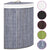 Bamboo Corner Laundry Basket Grey 60 L