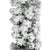 Christmas Garland with Flocked Snow Green 20 m PVC