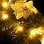 Christmas Garland with LED Lights Black 2.7 m PVC
