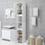Bathroom Cabinet White 30x30x183.5 cm Engineered Wood