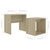 Coffee Table Set Sonoma Oak 48x30x45 cm Engineered Wood